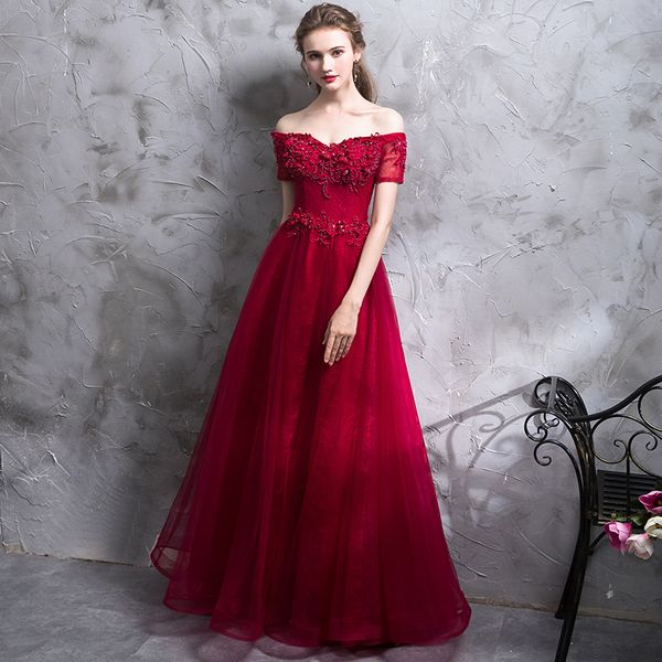 beauty emily burgundy satin evening dresses 2019 long a line for women formal evening gowns party prom party dresses, White;black
beauty emily burgundy satin evening dresses 2019 long a line for women formal evening gowns party prom party dresses, White;black
