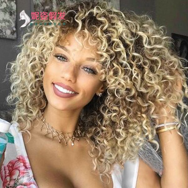 ombre wigs 1b/27# short bob curly wavy lace front wigs heat resistant synthetic lace front wigs for black women, Black;brown
ombre wigs 1b/27# short bob curly wavy lace front wigs heat resistant synthetic lace front wigs for black women, Black;brown