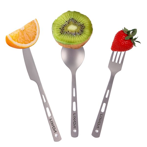 lixada 3 piece cutlery set titanium outdoor camping picnic cutlery spoon cutter fork with carabiner outdoor tableware picnic
lixada 3 piece cutlery set titanium outdoor camping picnic cutlery spoon cutter fork with carabiner outdoor tableware picnic