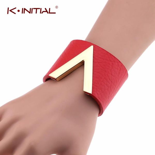 kinitial fashion big wide leather bracelet simple all-match v word wide rivet bracelet for women new wrist punk hand jewelry, White
kinitial fashion big wide leather bracelet simple all-match v word wide rivet bracelet for women new wrist punk hand jewelry, White