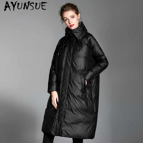 ayunsue plus size winter coat female 2019 women's down jacket korean warm long duck down jacket ladies parkas hiver 20186002, Black
ayunsue plus size winter coat female 2019 women's down jacket korean warm long duck down jacket ladies parkas hiver 20186002, Black