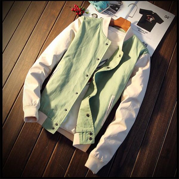 new 2019 spring casual men jacket baseball jaquetas de couro ,man college jacket hommes coats ing, Black;brown
new 2019 spring casual men jacket baseball jaquetas de couro ,man college jacket hommes coats ing, Black;brown
