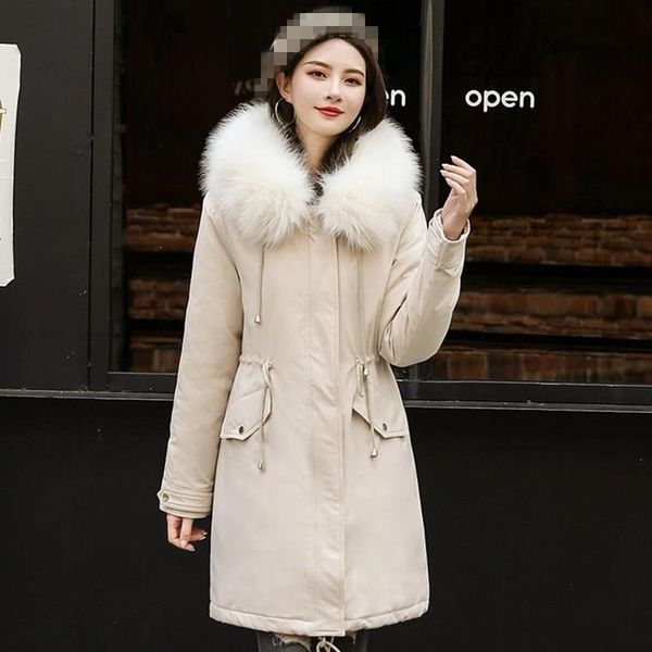 2019 women fashion thicken warm solid jacket fur collar hooded winter coat pockets pocket zipper long parkas, Black
2019 women fashion thicken warm solid jacket fur collar hooded winter coat pockets pocket zipper long parkas, Black