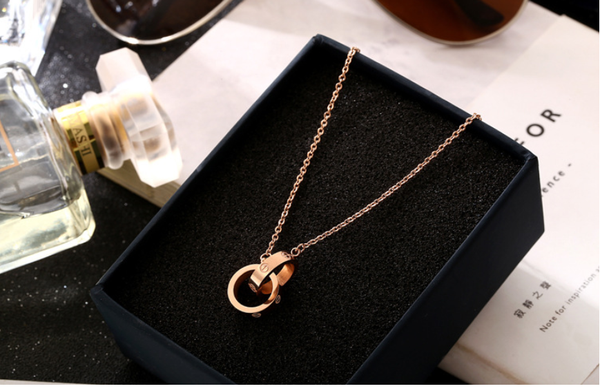 fashion jewelry engagement necklace rose gold titanium necklacks female wedding tennis, Silver
fashion jewelry engagement necklace rose gold titanium necklacks female wedding tennis, Silver