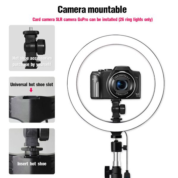 360 degree rotating head selfie stick fill light beauty led ring tripod ring light other mobile phone accessories stand bracket
360 degree rotating head selfie stick fill light beauty led ring tripod ring light other mobile phone accessories stand bracket
