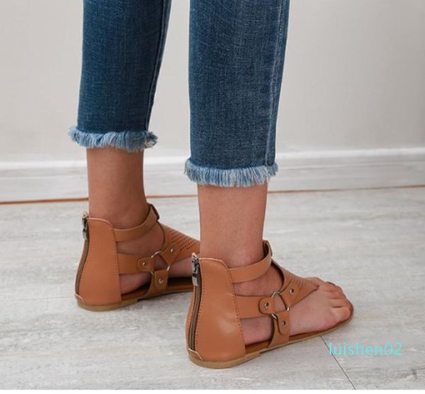 women summer beach sandals flats shoes woman gladiator cross-tied simple plus size pu sandalias mujer sapato feminino l02, Black
women summer beach sandals flats shoes woman gladiator cross-tied simple plus size pu sandalias mujer sapato feminino l02, Black