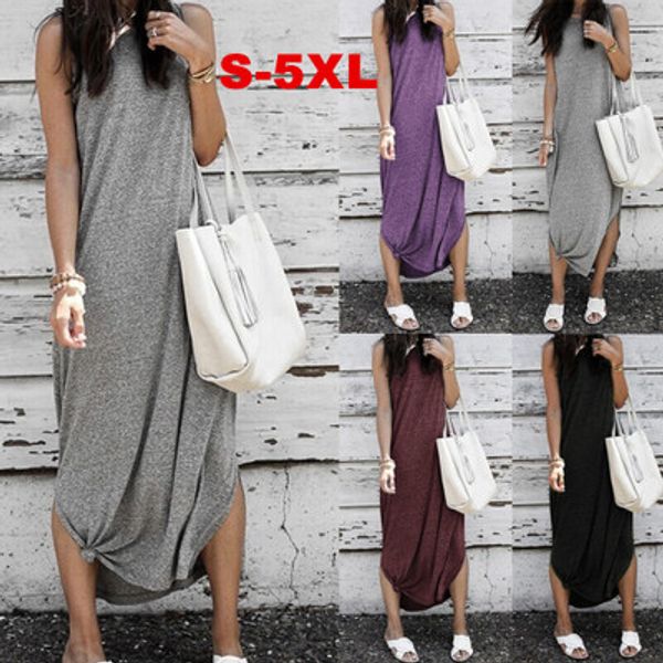 womens designer spring summer new sleeveless dress ladys solid color casual long skirt women plus size dresses 2020 new fashion style skirt, Black;gray
womens designer spring summer new sleeveless dress ladys solid color casual long skirt women plus size dresses 2020 new fashion style skirt, Black;gray