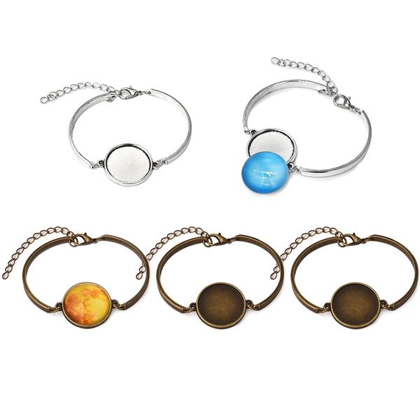10psc/lot metal cabochon bracelet bangles base setting fit 20mm round blanks cameo bezel trays diy bracelets jewelry making, Blue;slivery
10psc/lot metal cabochon bracelet bangles base setting fit 20mm round blanks cameo bezel trays diy bracelets jewelry making, Blue;slivery