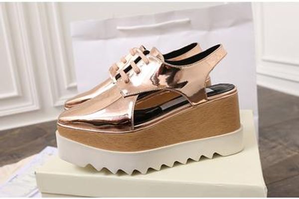 stella mccartney sandals shoes nude soft genuine leather women platform elyse nina hb04, Black
stella mccartney sandals shoes nude soft genuine leather women platform elyse nina hb04, Black