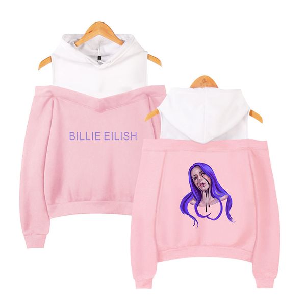 kpop billie eilish pink hoodies women long sleeve off-shoulder hooded sweatshirts harajuku tracksuit streetwear hip hip clothing, Black
kpop billie eilish pink hoodies women long sleeve off-shoulder hooded sweatshirts harajuku tracksuit streetwear hip hip clothing, Black