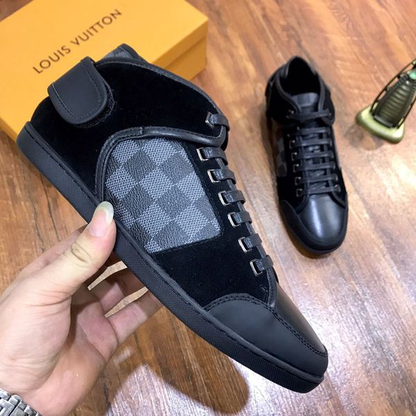 fashion luxury classic casual shoes new leather stitching matte leather lace sports outdoor men's trainers shoes climbing shoe, Black
fashion luxury classic casual shoes new leather stitching matte leather lace sports outdoor men's trainers shoes climbing shoe, Black
