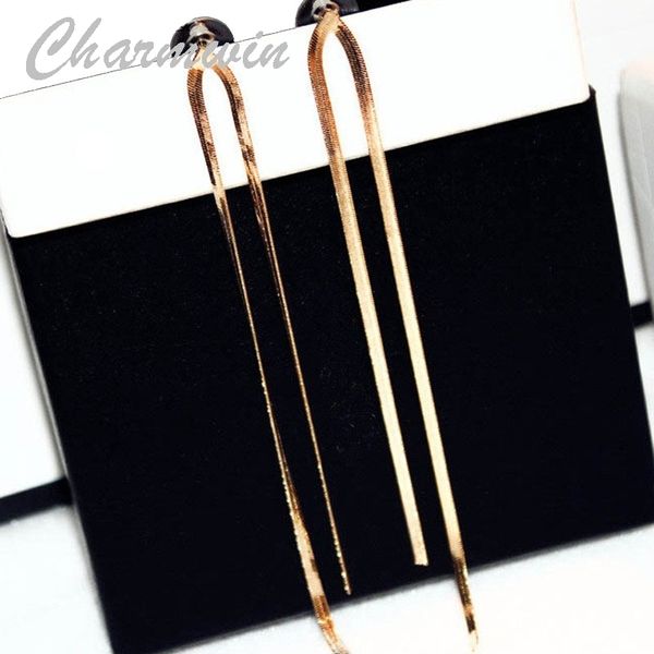 charmwin new fashion long dangle earrings for women exaggerated gold & silver color metal tassel earrings jewelry pe1557, Golden
charmwin new fashion long dangle earrings for women exaggerated gold & silver color metal tassel earrings jewelry pe1557, Golden