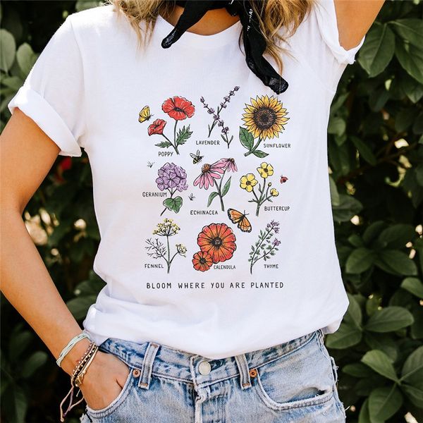 wholesale 2020 summer bloom where you are planted botanical flower women's t-shirt round neck short sleeves, White
wholesale 2020 summer bloom where you are planted botanical flower women's t-shirt round neck short sleeves, White