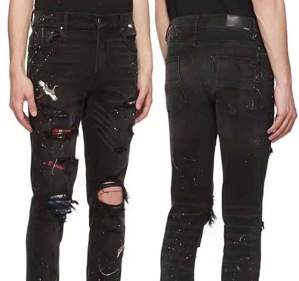 19ss brand new mens jeans distressed ripped biker jeans slim fit motorcycle biker causal hole denim jeans streetwear fashion designer pants, Blue
19ss brand new mens jeans distressed ripped biker jeans slim fit motorcycle biker causal hole denim jeans streetwear fashion designer pants, Blue