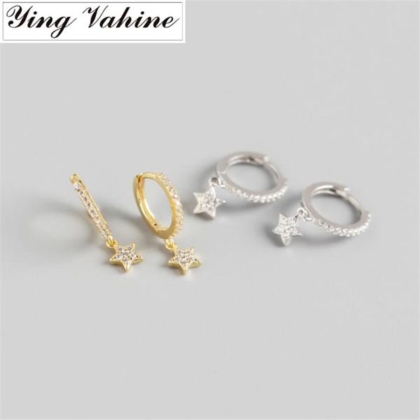 ying vahine 100% 925 sterling silver five-pointed star pendant stud earrings for women, Golden;silver
ying vahine 100% 925 sterling silver five-pointed star pendant stud earrings for women, Golden;silver