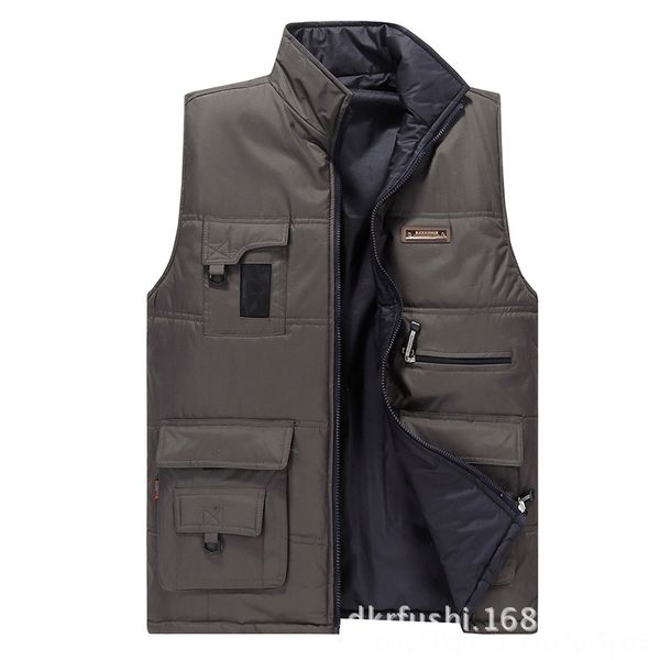 middleaged men fishing vest running wear athletic & outdoor apparel outdoor casual multipockets vest reversible plus cotton pgrapher wai, Black;blue
middleaged men fishing vest running wear athletic & outdoor apparel outdoor casual multipockets vest reversible plus cotton pgrapher wai, Black;blue