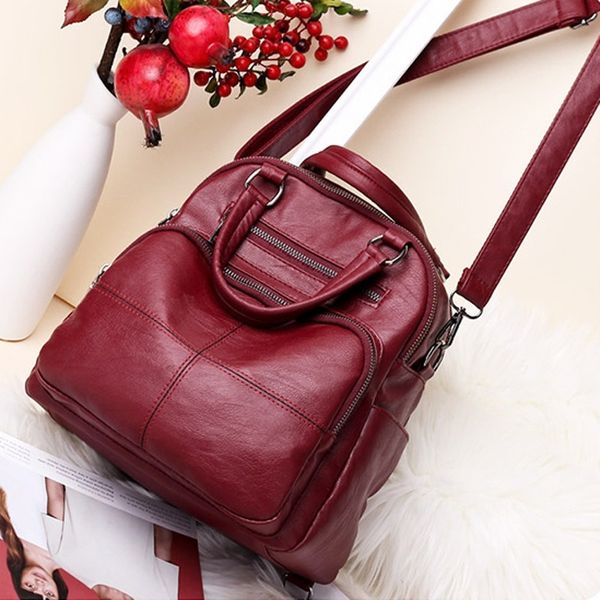 2020 new women's backpack korean version of the ladies backpack fashion simple ladies
2020 new women's backpack korean version of the ladies backpack fashion simple ladies