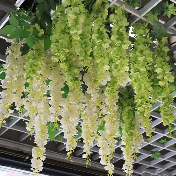 34cm each piece artificial hydrangea wisteria flower vines wedding arch flowers rattan marrige party garlands decoration floral
34cm each piece artificial hydrangea wisteria flower vines wedding arch flowers rattan marrige party garlands decoration floral