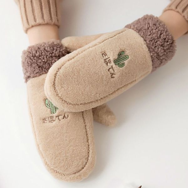 mittens women lady cartoon embroidered cold-proof windproof fluffy gloves hand warmer apparel accessories
mittens women lady cartoon embroidered cold-proof windproof fluffy gloves hand warmer apparel accessories