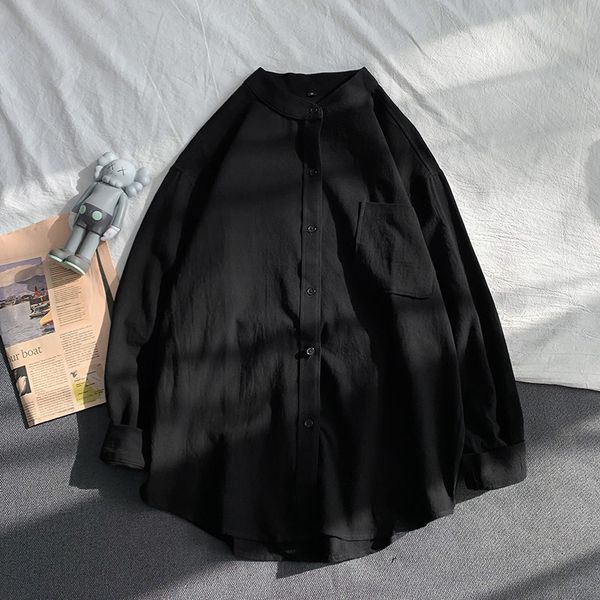 2020 new acag loose-fit comfortable shirt men's summer fashion chinese-style handsome long-sleeve casual special clothes, White;black
2020 new acag loose-fit comfortable shirt men's summer fashion chinese-style handsome long-sleeve casual special clothes, White;black