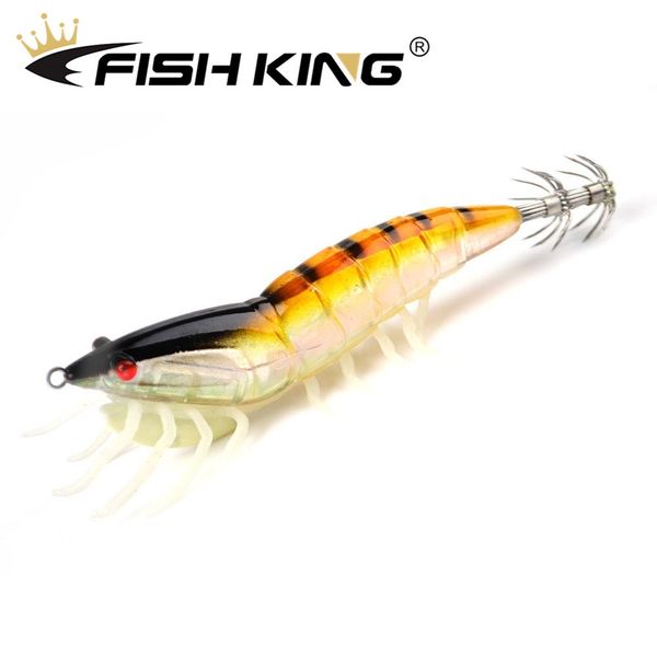fish king 1pcs squid lures lead sinker jigs ocs wood shrimp bait with squid hook soft foot luminous fishing lures
fish king 1pcs squid lures lead sinker jigs ocs wood shrimp bait with squid hook soft foot luminous fishing lures