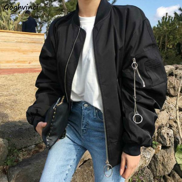 jackets women solid zipper chic bomber jacket high street coats womens fashion harajuku streetwear all-match plus size 5xl loose, Black;brown
jackets women solid zipper chic bomber jacket high street coats womens fashion harajuku streetwear all-match plus size 5xl loose, Black;brown