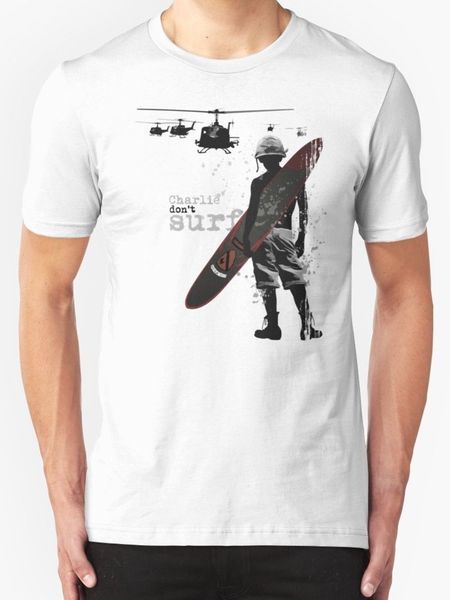 charlie don't surf t-shirt men's whitenew fashion men/men mens cool o neck tee shirt graphic tees, White;black
charlie don't surf t-shirt men's whitenew fashion men/men mens cool o neck tee shirt graphic tees, White;black