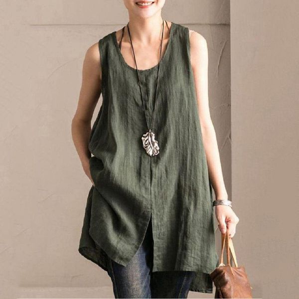 tank blouse women loose summer casual o-neck solid sleeveless camisas mujer roupas feminina korean style women aesthetic, White
tank blouse women loose summer casual o-neck solid sleeveless camisas mujer roupas feminina korean style women aesthetic, White