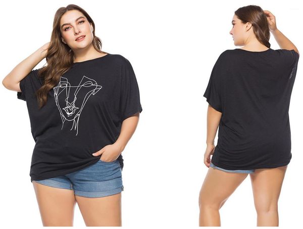 girls summer loose tees womens designer t shirts o neck printed dolman sleeve plus size, White
girls summer loose tees womens designer t shirts o neck printed dolman sleeve plus size, White