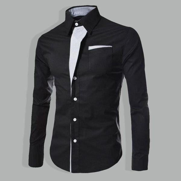 мужские рубашки мода личность мужчины бизнес повседневная тонкая рубашка с длинными рукавами топ блузка тонкий длинный рукав твердая рубашка, White;black
мужские рубашки мода личность мужчины бизнес повседневная тонкая рубашка с длинными рукавами топ блузка тонкий длинный рукав твердая рубашка, White;black