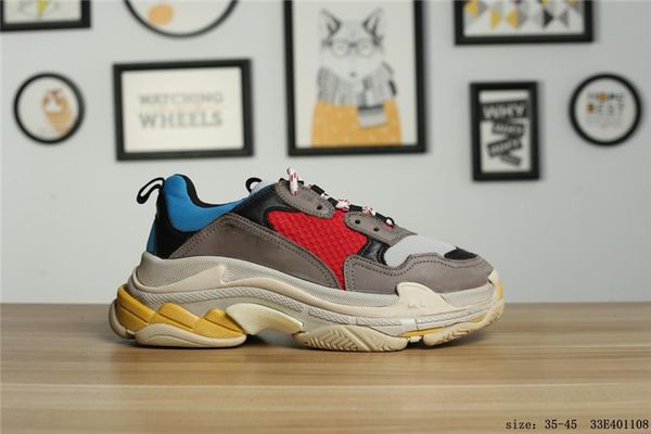 2018 paris designer luxury shoes quallity triple-s sneaker 6 layer combination casual retro day sport shoes women men 36-45, Black
2018 paris designer luxury shoes quallity triple-s sneaker 6 layer combination casual retro day sport shoes women men 36-45, Black