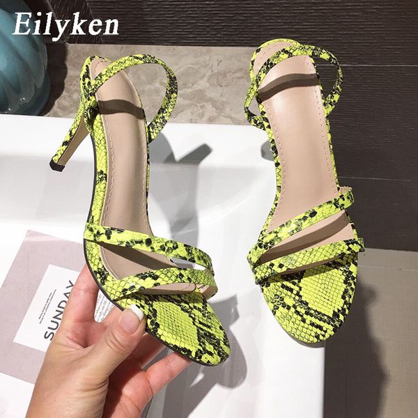 eilyken 2020 new open-toed thin low heels 7cm fashion snake grain women sandals slippers summer ladies shoes, Black
eilyken 2020 new open-toed thin low heels 7cm fashion snake grain women sandals slippers summer ladies shoes, Black