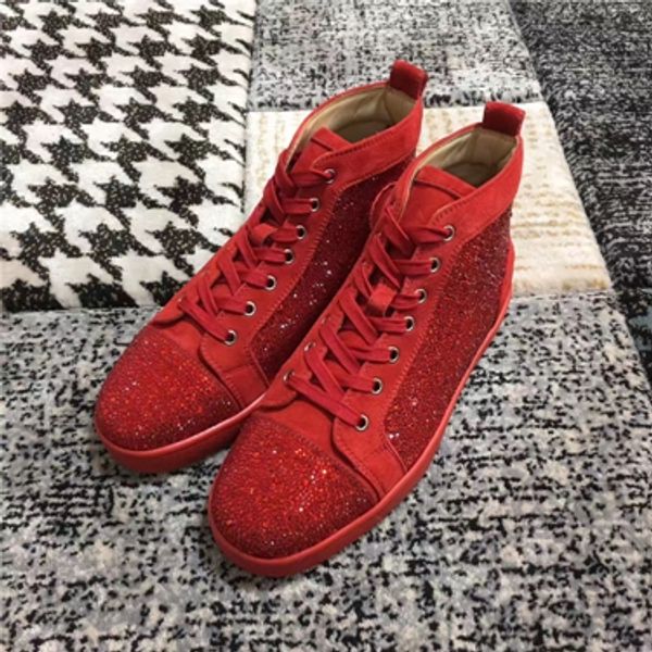 Designer luxury Brand Studded Spikes Flats Red Bottom Shoes Men Women Party Lovers Genuine Louboutin red bottoms mens Sneakers
Designer luxury Brand Studded Spikes Flats Red Bottom Shoes Men Women Party Lovers Genuine Louboutin red bottoms mens Sneakers