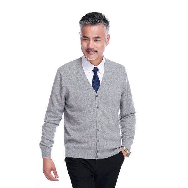 yjmy inner mongolian cashmere cardigan men v-neck button ribbed cuffs hem knit spring autumn sweater in slava store, White;black
yjmy inner mongolian cashmere cardigan men v-neck button ribbed cuffs hem knit spring autumn sweater in slava store, White;black