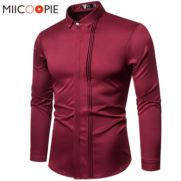 men fashion 2020 party formal plaid dress shirts mens casual folds long sleeve shirt turn down slim fit wedding camisa masculina, White;black
men fashion 2020 party formal plaid dress shirts mens casual folds long sleeve shirt turn down slim fit wedding camisa masculina, White;black