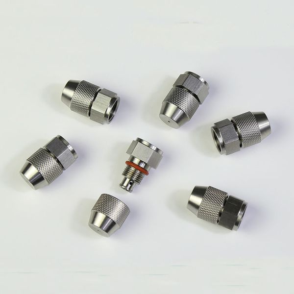1/4" stainless steel fog spray nozzle for fog cannon,adjustable spray angle and flow, humidification, cooling, dust nozzle
1/4" stainless steel fog spray nozzle for fog cannon,adjustable spray angle and flow, humidification, cooling, dust nozzle