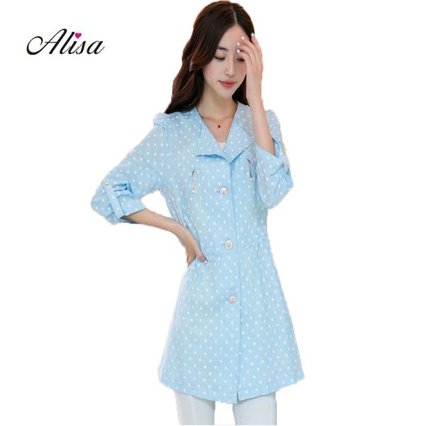 new 2019 ladies jackets long sleeve slim medium long caot dot printed casual outerwear womens fashion korean casaco feminino, Black;brown
new 2019 ladies jackets long sleeve slim medium long caot dot printed casual outerwear womens fashion korean casaco feminino, Black;brown