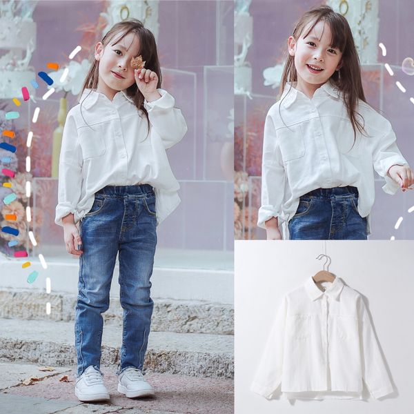 girl's sense of design small style long-sleeved chic student white shirt white shirt bf outdoor loose korean style, White;black
girl's sense of design small style long-sleeved chic student white shirt white shirt bf outdoor loose korean style, White;black