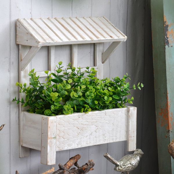 white house shape wood wall flower planter with three square grid european home garden wall mounted pale white wooden bloom rack
white house shape wood wall flower planter with three square grid european home garden wall mounted pale white wooden bloom rack