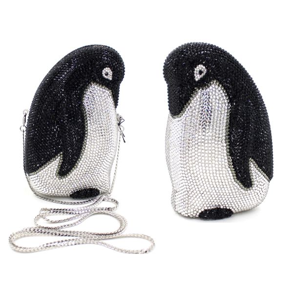 2020 new white black full crystal penguin clutch purse women evening clutch handbags ladies party shoulder bag
2020 new white black full crystal penguin clutch purse women evening clutch handbags ladies party shoulder bag