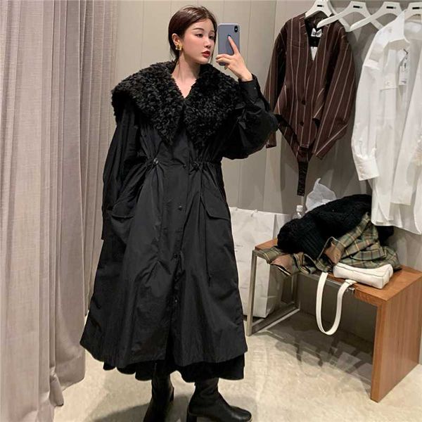 2020 new plus size natural fur hooded winter jacket women long cotton coat thick parkas warm sash tie up snow coat oversized, Black
2020 new plus size natural fur hooded winter jacket women long cotton coat thick parkas warm sash tie up snow coat oversized, Black
