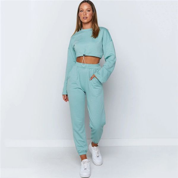 женщины сплошной цвет tracksuit с длинным рукавом экипаж шеи короткие tshirt шаровары famale two piece set, Gray
женщины сплошной цвет tracksuit с длинным рукавом экипаж шеи короткие tshirt шаровары famale two piece set, Gray