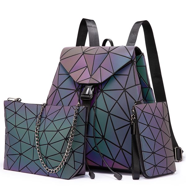 lovevook women backpack schoolbag foldable crossbody bag for ladies bag set 3 pcs purse geometric luminous color
lovevook women backpack schoolbag foldable crossbody bag for ladies bag set 3 pcs purse geometric luminous color