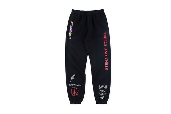 travis scott astroworld pants designer mens printed loose trousers casual hiphop fleece pencil pants, Black
travis scott astroworld pants designer mens printed loose trousers casual hiphop fleece pencil pants, Black