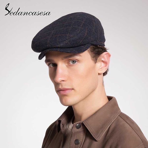 sedancasesa 2020 warm winter new cute puppy man hats cap for men winter cap visor newsboy caps vintage stripe wool felt hat, Blue;gray
sedancasesa 2020 warm winter new cute puppy man hats cap for men winter cap visor newsboy caps vintage stripe wool felt hat, Blue;gray
