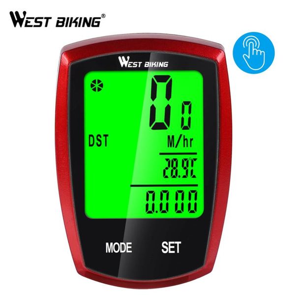 west biking bicycle computer wireless wired led digital rate cycling waterproof odometer satch speedometer bike computer
west biking bicycle computer wireless wired led digital rate cycling waterproof odometer satch speedometer bike computer