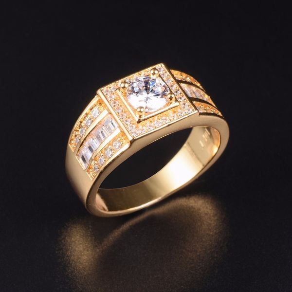 real solid 925 silver rings wedding jewelry for men luxury round cut 1.2ct simulated diamond ring 10k gold plated us size 8-13, Golden;silver
real solid 925 silver rings wedding jewelry for men luxury round cut 1.2ct simulated diamond ring 10k gold plated us size 8-13, Golden;silver
