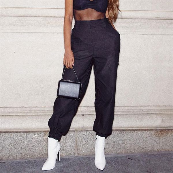 ladies pants casual high waist harem pants black pockets elastic solid long trousers women basic skinny pantalon capris haute femme, Black;white
ladies pants casual high waist harem pants black pockets elastic solid long trousers women basic skinny pantalon capris haute femme, Black;white