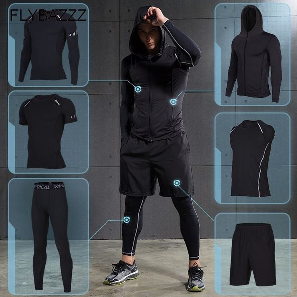 men's sportswear compression sports suits training clothes workout gym tights jogging running set quick dry tracksuit plus size, Black;blue
men's sportswear compression sports suits training clothes workout gym tights jogging running set quick dry tracksuit plus size, Black;blue