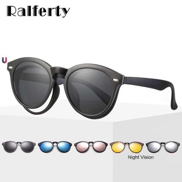 ralferty 5 in 1 magnet sunglasses women polarized clip on glasses men round prescription optic frames yellow gunes gozlugu a2205, White;black
ralferty 5 in 1 magnet sunglasses women polarized clip on glasses men round prescription optic frames yellow gunes gozlugu a2205, White;black
